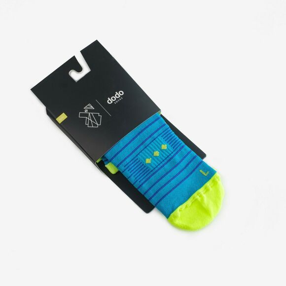 Dodo Unisex Running Crew Socks Run Light Blue US Shoe Size 5-7 - Picture 2 of 5